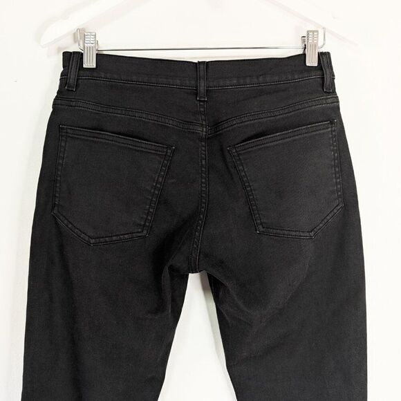 COS Washed Black Low Rise Skinny Fit Five Pocket Button Fly Pants - Picture 4 of 8